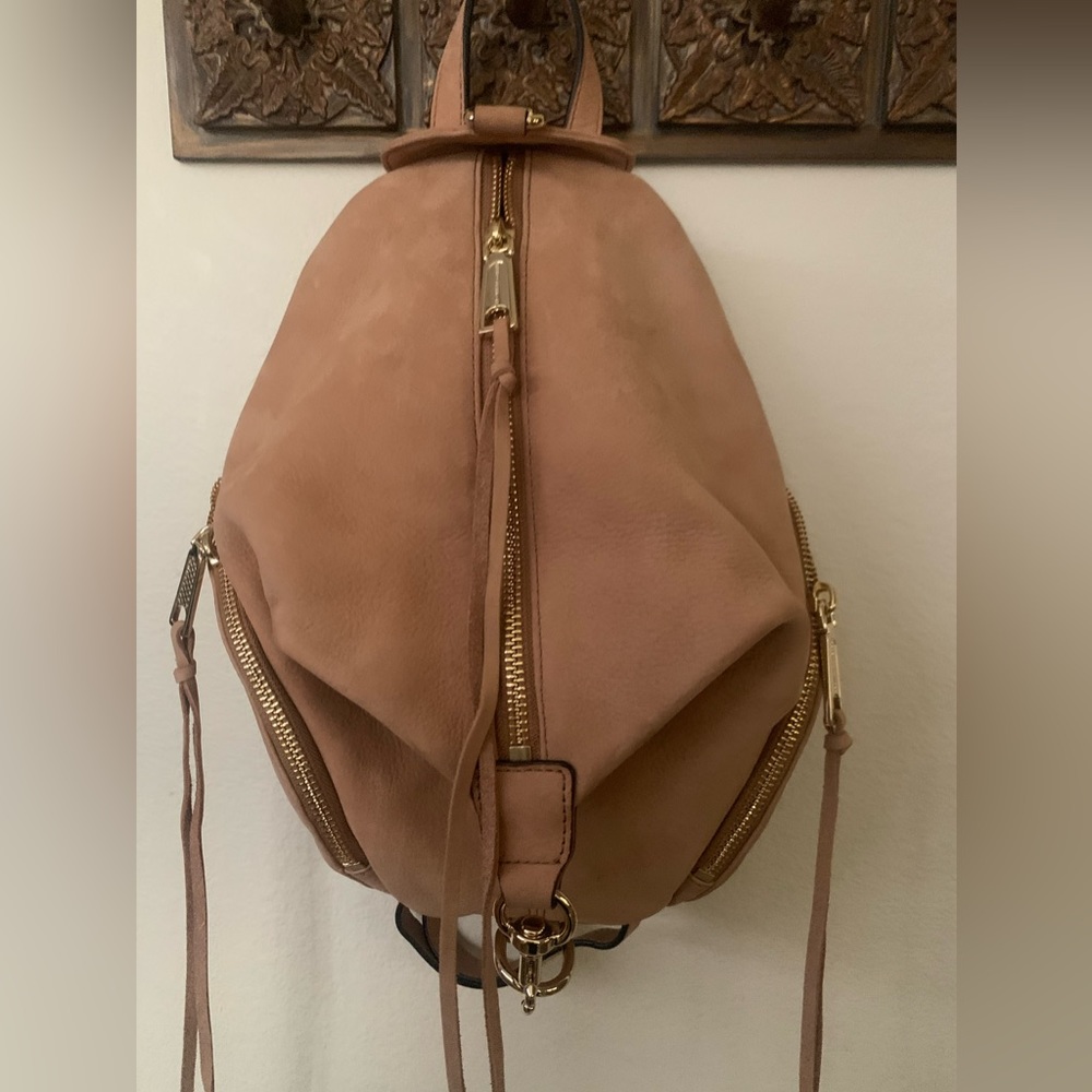 Rebecca Minkoff Mini Julian Backpack Nubuck Leather Used Only Once